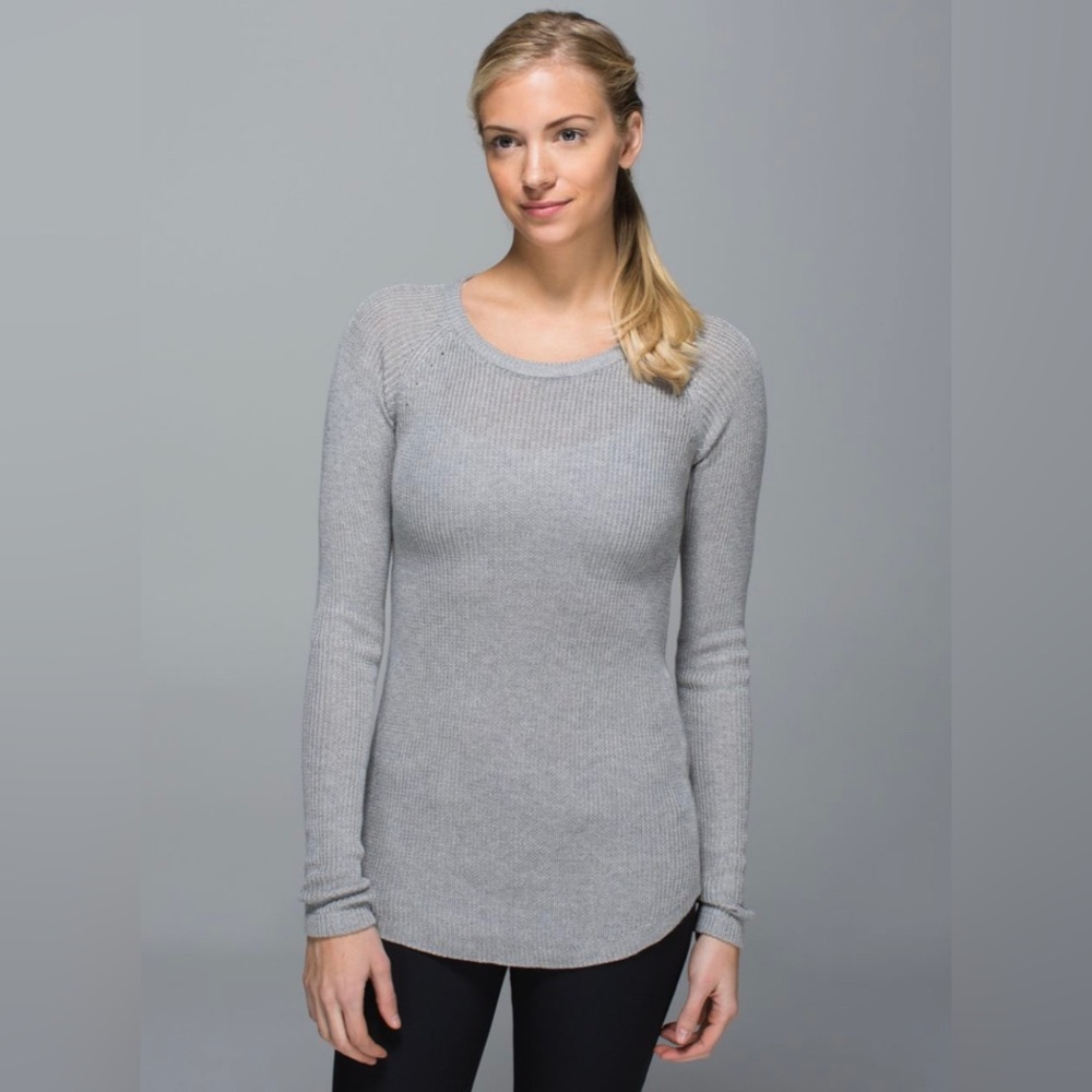 Lululemon Cabin Yogi Sweater | Grey | Size 4
